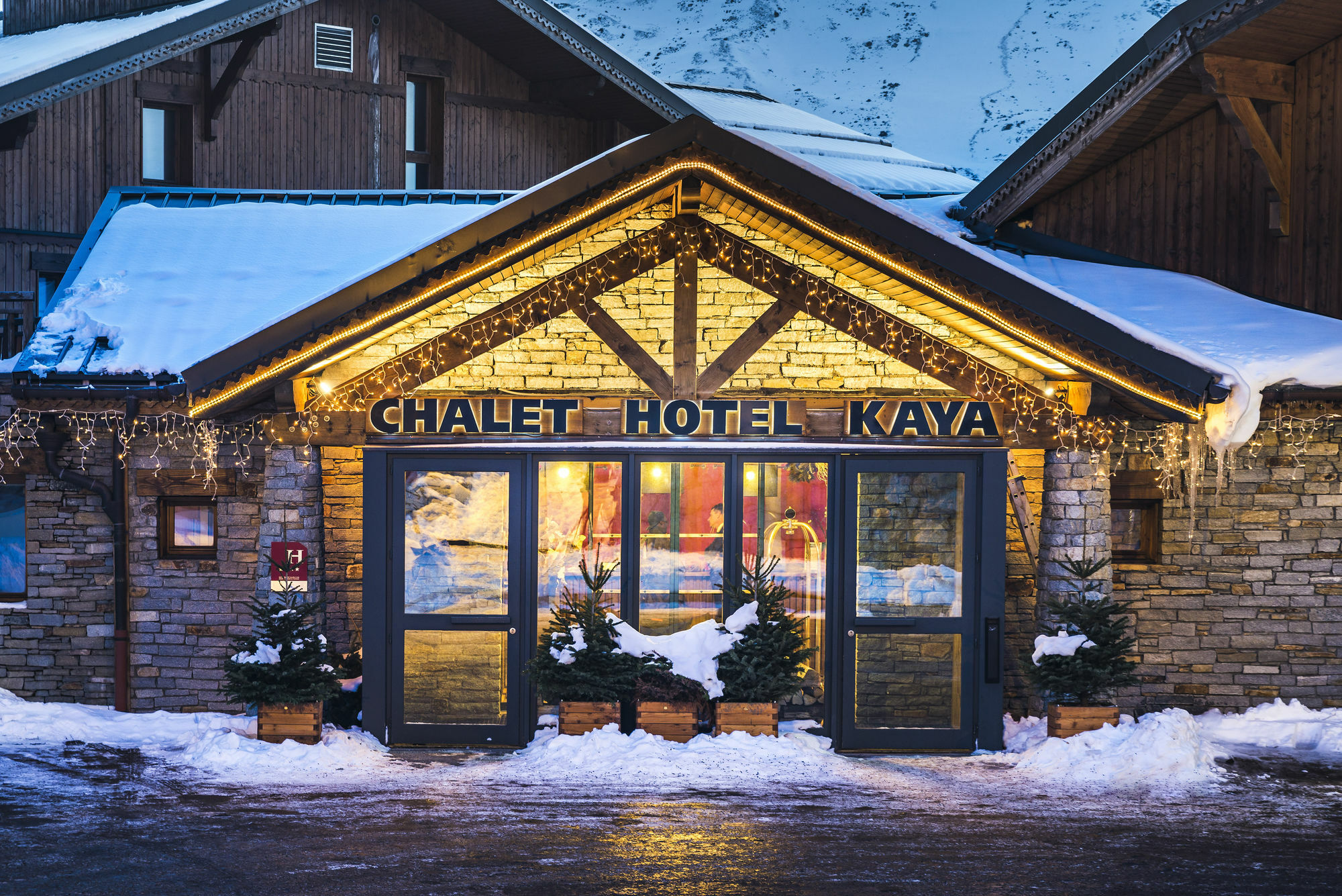Chalet Hotel Kaya 생마르탱 드 벨빌 외부 사진