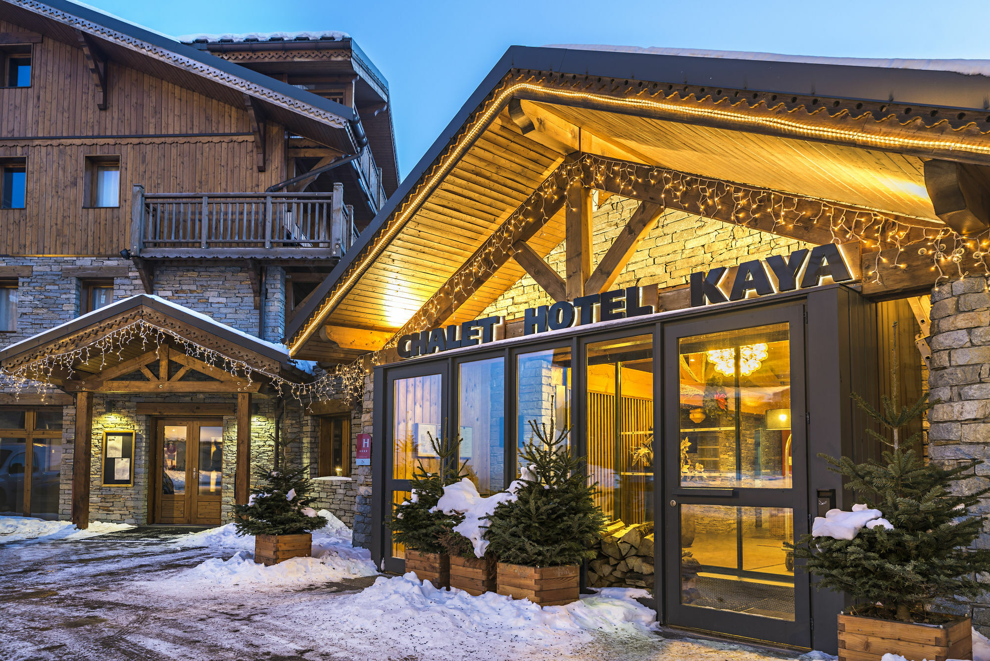 Chalet Hotel Kaya 생마르탱 드 벨빌 외부 사진