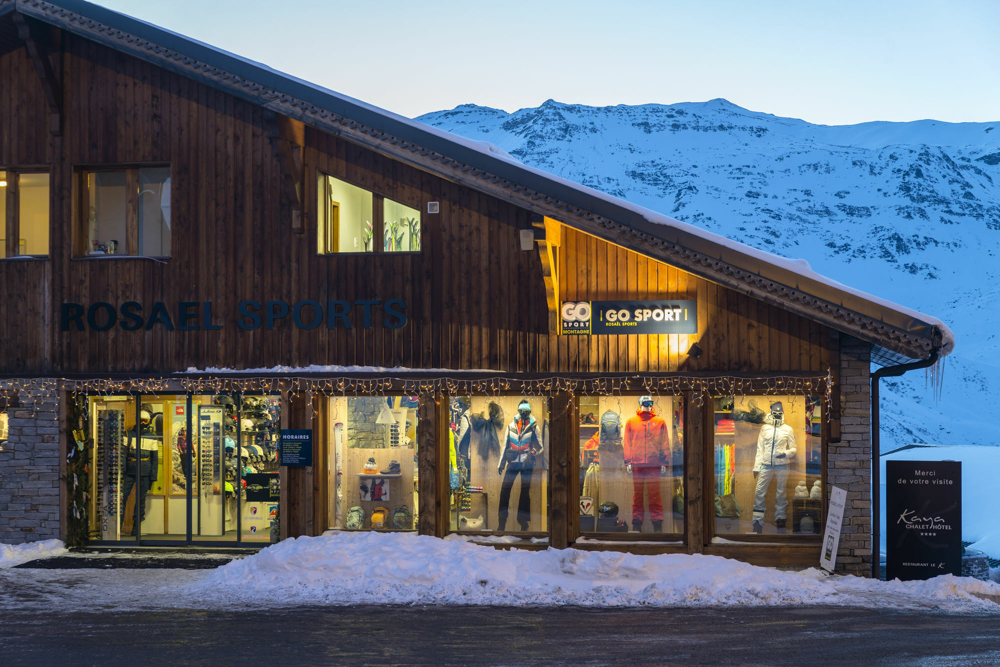 Chalet Hotel Kaya 생마르탱 드 벨빌 외부 사진